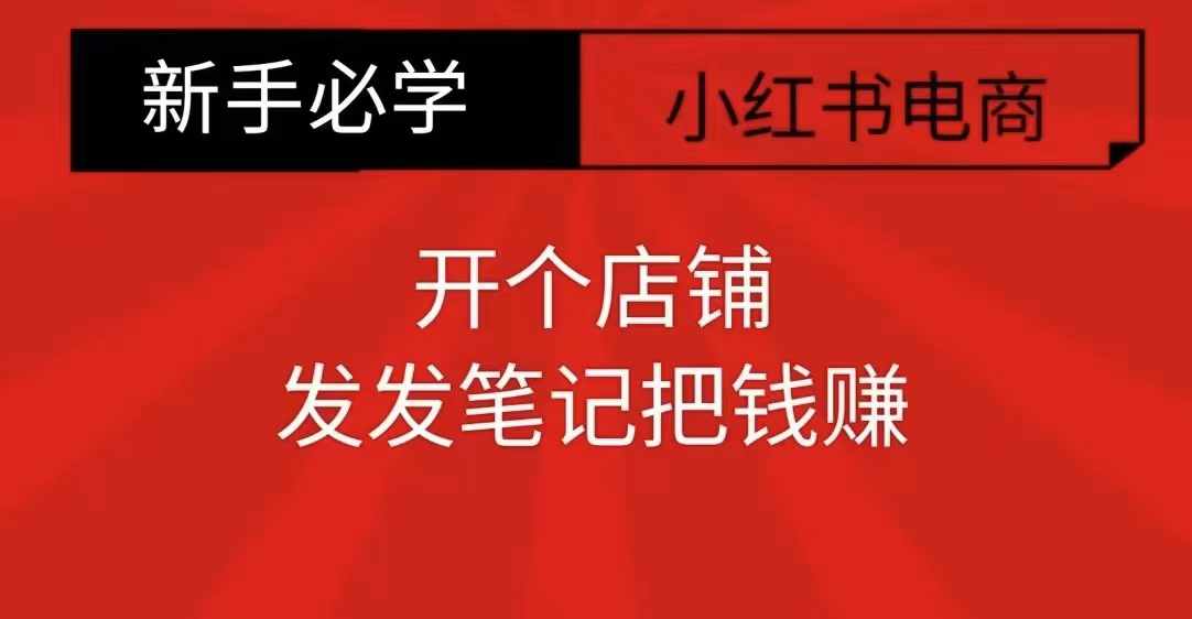小红书零食共创【新手易上手】开个店铺，发发笔记把钱赚-云创网