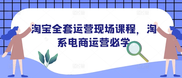 淘宝全套运营现场课程，淘系电商运营必学-云创网