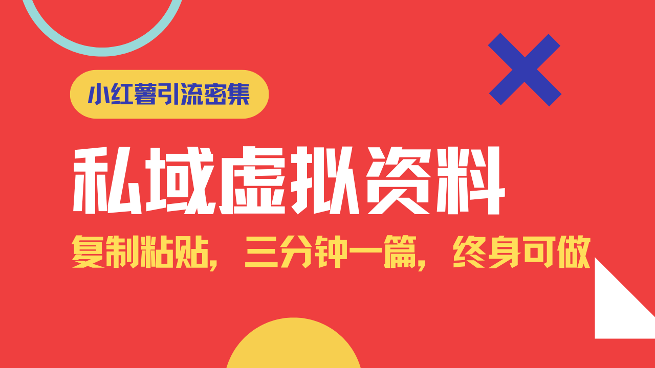 小红书引流私域旅游虚拟资料玩法，复制粘贴，三分钟一篇图文，日入1000…-云创网