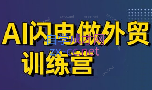 大卫·AI闪电做外贸训练营(更新4月)-云创网