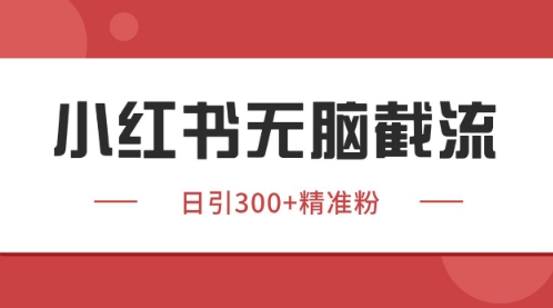 小红书只要你有同行就能获客，独家野路子获客玩法，暴力截流【揭秘】-云创网