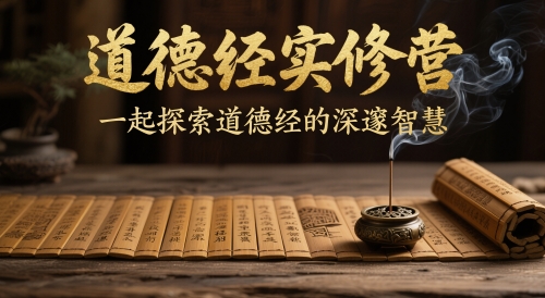 道德经实修营，一起探索道德经的深邃智慧-云创网