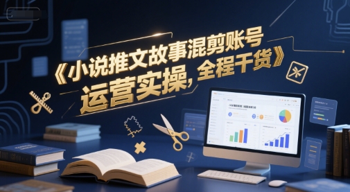 小说推文故事混剪账号运营实操，全程干货-云创网
