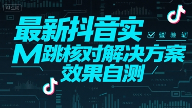 最新抖音实M跳核对解决方案，效果自测-云创网