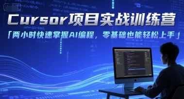Cursor项目实战训练营，两小时快速掌握AI编程，零基础也能轻松上手-云创网