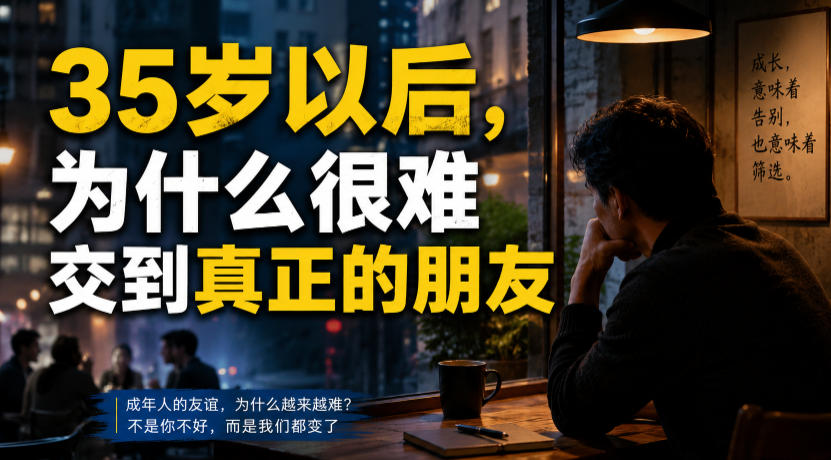 付费文章：35岁以后，为什么很难交到真正的朋友-云创网