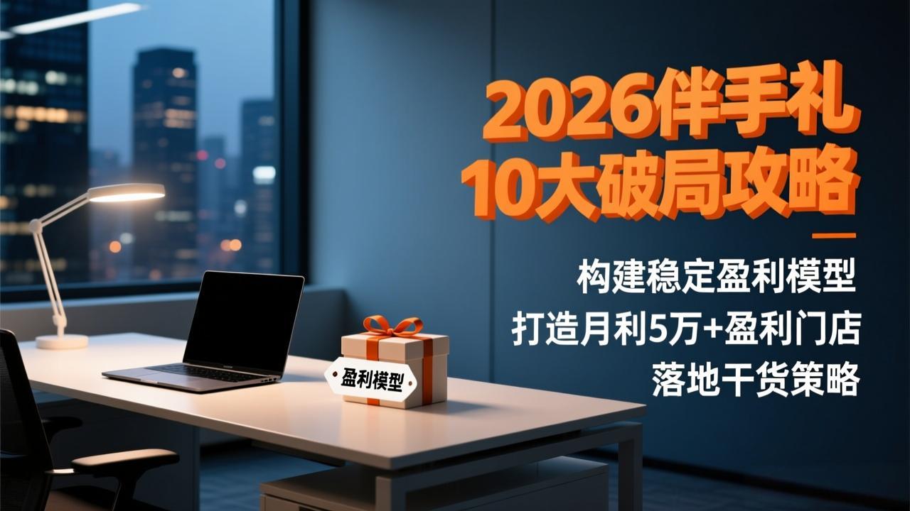 2026伴手礼10大破局攻略：构建稳定盈利模型，打造月利5万+盈利门店，落地干货策略-云创网