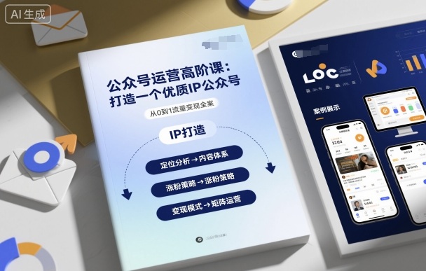 公众号运营高阶课，打造一个优质IP公众号-云创网