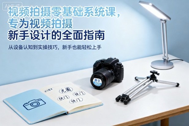 视频拍摄零基础系统课，专为视频拍摄新手设计的全面指南-云创网