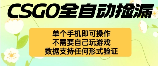 自动挂G捡漏，不用自己挂G不用玩游戏，一个手机即可操作，新手小白轻松月入1W+【揭秘】-云创网