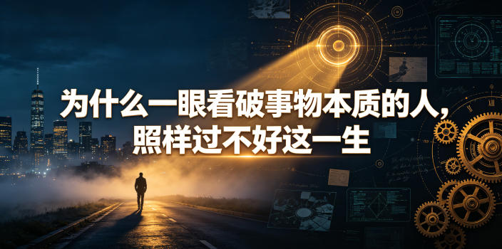 付费文章：为什么一眼看破事物本质的人，照样过不好这一生-云创网