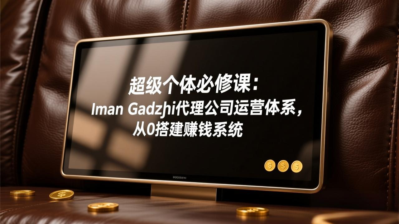 超级个体必修课：Iman Gadzhi代理公司运营体系，从0搭建赚钱系统-云创网