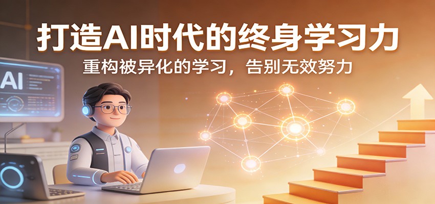打造AI时代的终身学习力：重构被异化的学习，告别无效努力-云创网