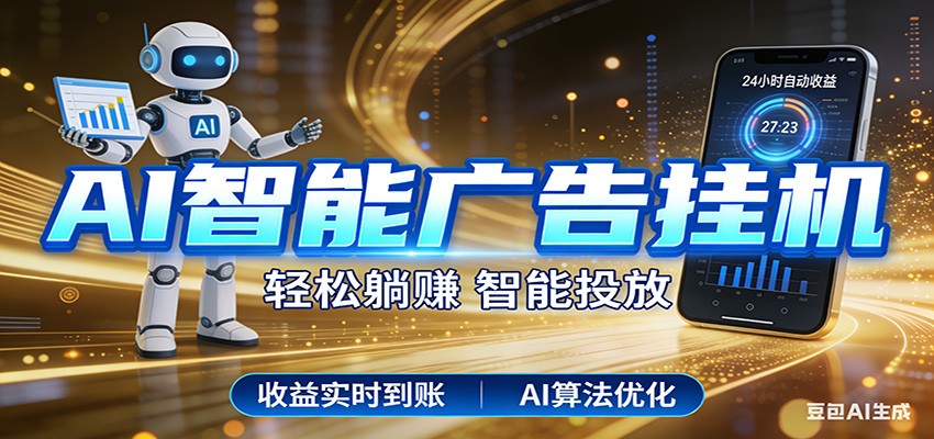 智能广告挂机新时代，利用碎片化时间实现稳定被动收益，AI帮你持续盈利-云创网
