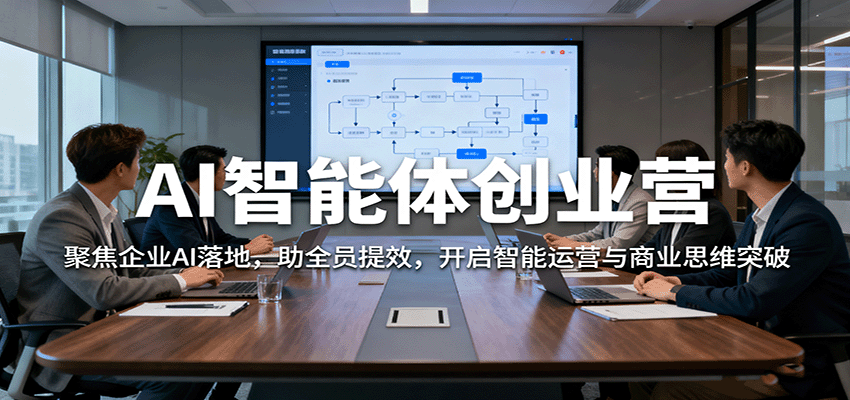 AI智能体创业营：聚焦企业AI落地，助全员提效，开启智能运营与商业思维突破-云创网