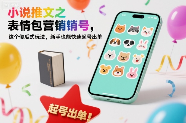 小说推文之表情包营销号，这个傻瓜式玩法，新手也能快速起号出单-云创网
