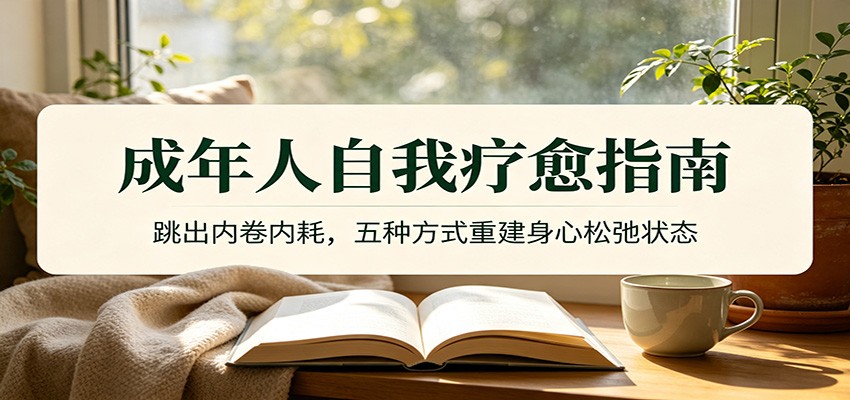 成年人自我疗愈指南：跳出内卷内耗，五种方式重建身心松弛状态-云创网