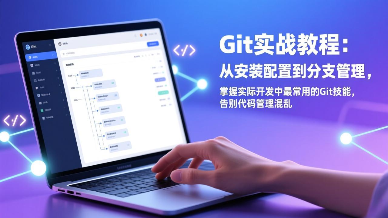 Git实战教程：从安装配置到分支管理，掌握实际开发中最常用的Git技能，告别代码管理混乱-云创网