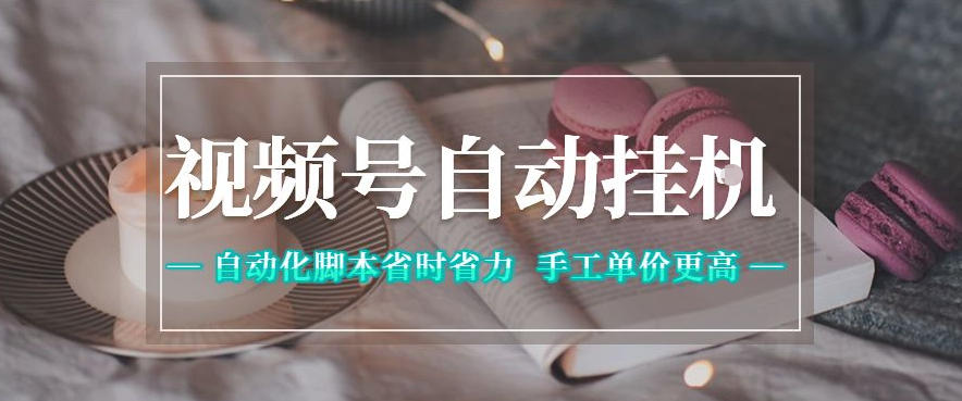视频号自动挂G项目，自动化脚本省时省力，手工单价更高，日入300+全网最稳【揭秘】-云创网