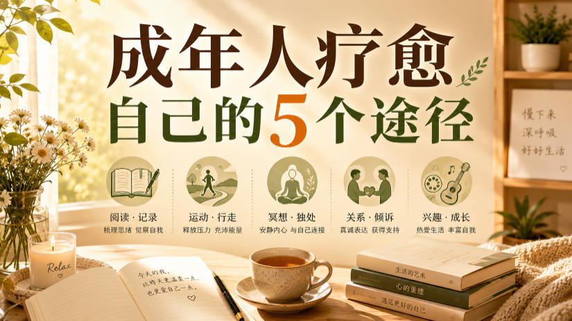 付费文章：成年人疗愈自己的5个途径-云创网