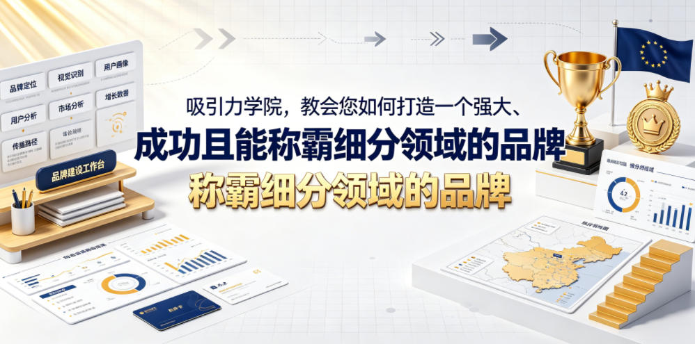 吸引力学院，教会您如何打造一个强大、成功且能称霸细分领域的品牌！【原创双语字幕】-云创网