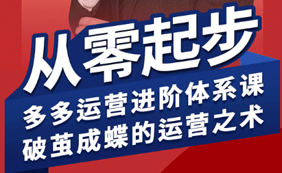 海神·拼多多运营进阶系统课(更新9月)-云创网