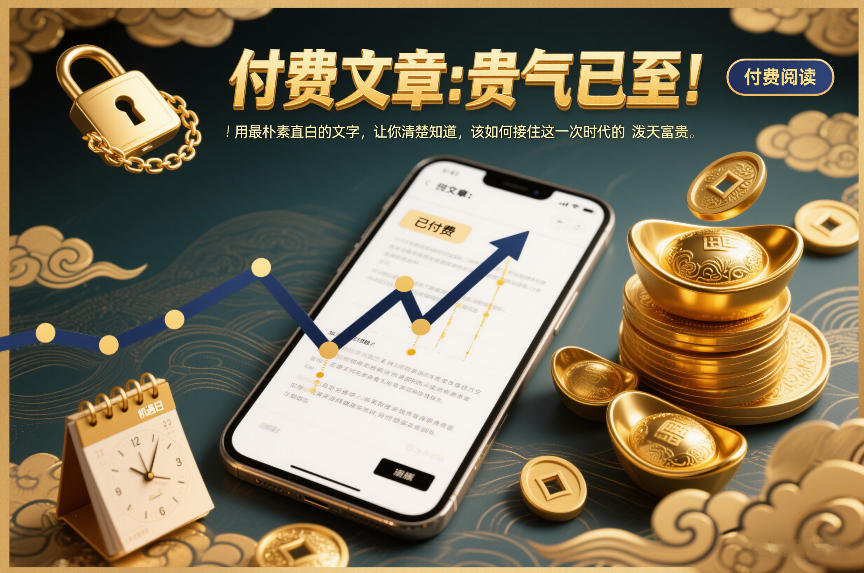 付费文章：贵气已至！用最朴素直白的文字，让你清楚知道，该如何接住这一次时代的泼天富贵-云创网