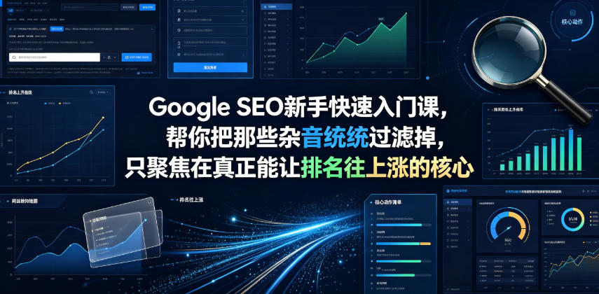 Google SEO新手快速入门课，帮你把那些杂音统统过滤掉，只聚焦在真正能让排名往上涨的核心动作【原创双语字幕】-云创网