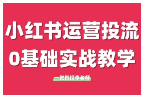 小红书运营投流，小红书广告投放从0到1的实战课，学完即可开始投放(更新26年)-云创网