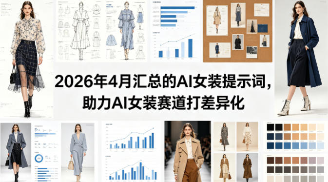 2026年4月汇总的AI女装提示词，助力AI女装赛道打差异化-云创网