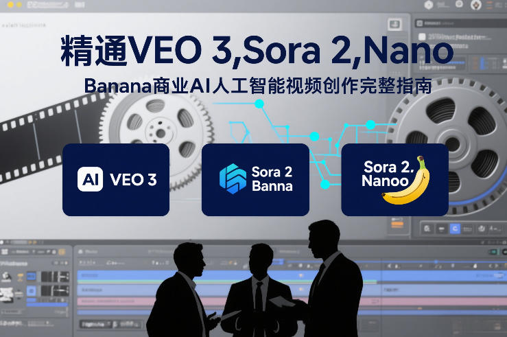 精通VEO 3，Sora 2，Nano Banana商业AI人工智能视频创作完整指南-云创网