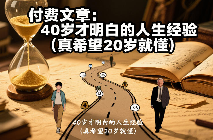 付费文章：40岁才明白的人生经验(真希望20岁就懂)-云创网