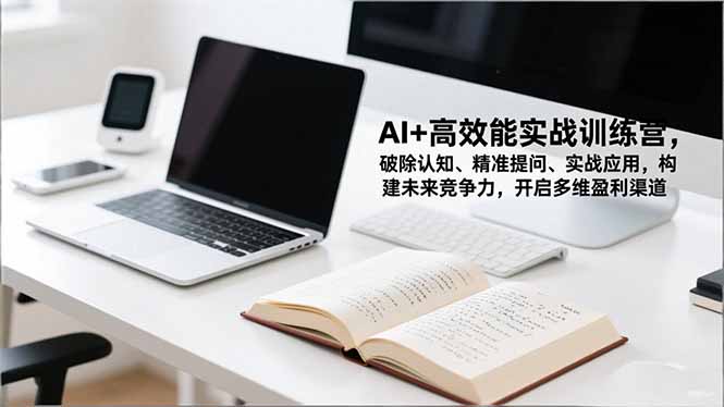 AI+高效能实战训练营，破除认知、精准提问、实战应用，构建未来竞争力，开启多维盈利渠道-云创网