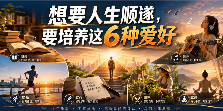 公众号付费文章：想要人生顺遂，要培养这6种爱好-云创网