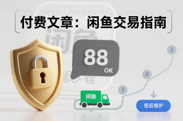 付费文章：闲鱼交易指南，怎么才能降低被坑被马扁的概率-云创网