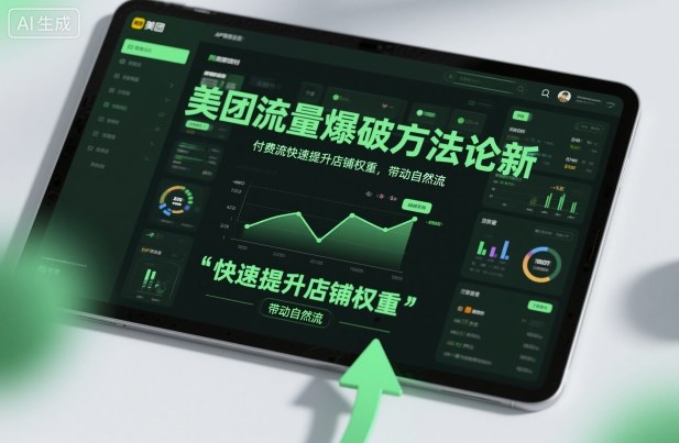 美团流量爆破方法论，付费流快速提升店铺权重，带动自然流-云创网