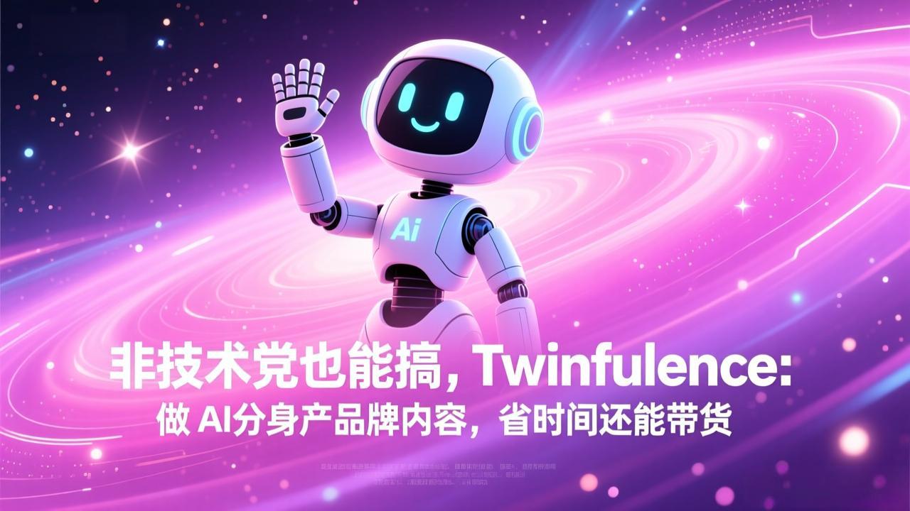非技术党也能搞!Twinfluence:做 AI 分身产品牌内容,省时间还能带货-云创网