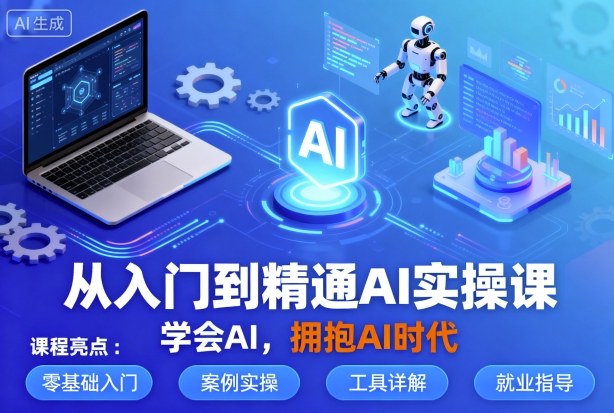 从入门到精通AI实操课，学会AI，拥抱AI时代-云创网