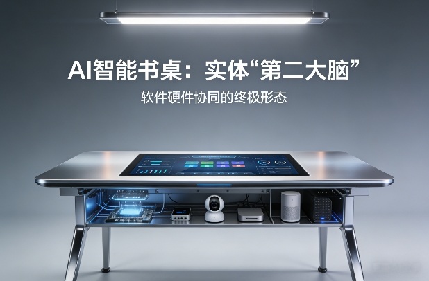 AI智能书桌搭建，构建你的实体“第二大脑”，软件硬件协同的终极形态-云创网