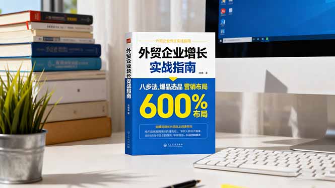 外贸企业增长实战指南，八步法、爆品选品、营销布局，业绩增长300%-云创网