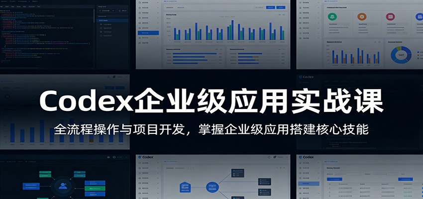 Codex企业级应用实战课：全流程操作与项目开发，掌握企业级应用搭建核心技能-云创网