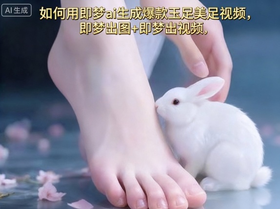 如何用即梦ai生成爆款玉足美足视频，即梦出图+即梦出视频，快速涨粉-云创网