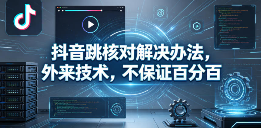 抖音跳核对解决办法，外来技术，不保证百分百-云创网