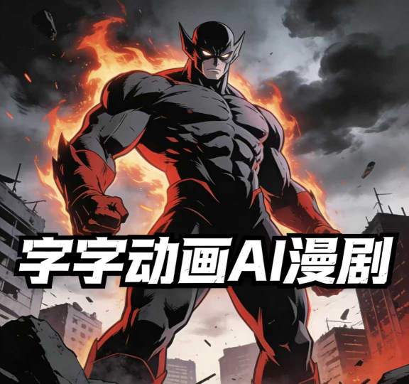 字字动画AI漫剧2026年第1期系统课程，小白看完就能学会实操的漫剧课，单人月收1-3W-云创网