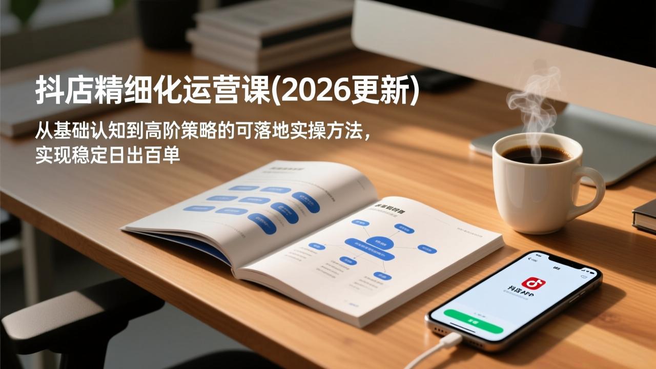 抖店精细化运营课(2026更新-云创网