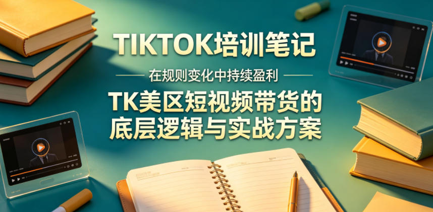 视界跨境TIKTOK4月17培训笔记，在规则变化中持续盈利，TK美区短视频带货的底层逻辑与实战方案【文档】-云创网