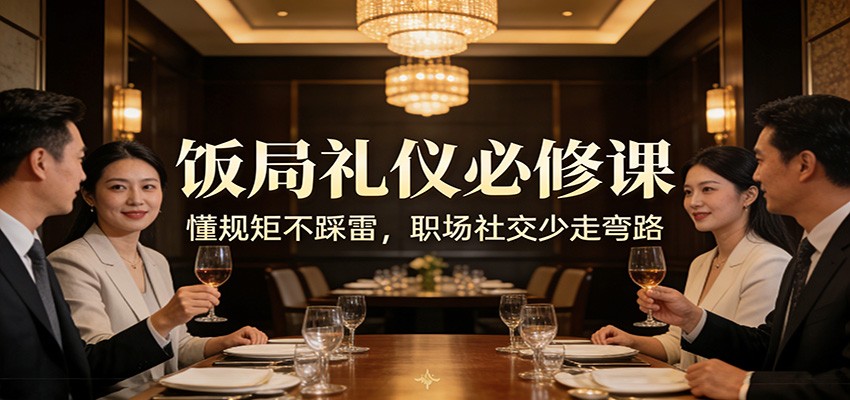 公众号收费文章：《饭局礼仪必修课：懂规矩不踩雷，职场社交少走弯路》-云创网
