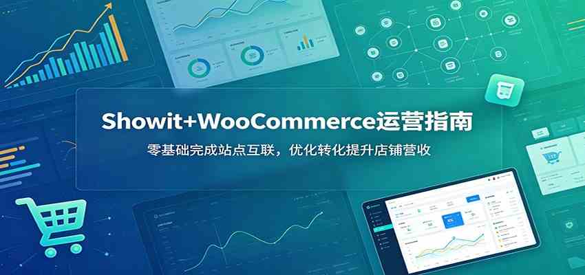 Showit+WooCommerce运营指南：零基础完成站点互联，优化转化提升店铺营收-云创网