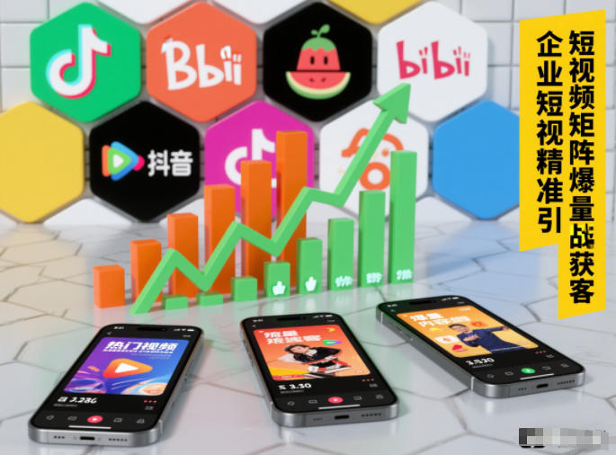 企业短视频精准引流矩阵获客，短视频矩阵爆量战法-云创网