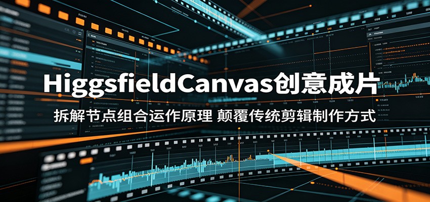 HiggsfieldCanvas创意成片：拆解节点组合运作原理，颠覆传统剪辑制作方式-云创网